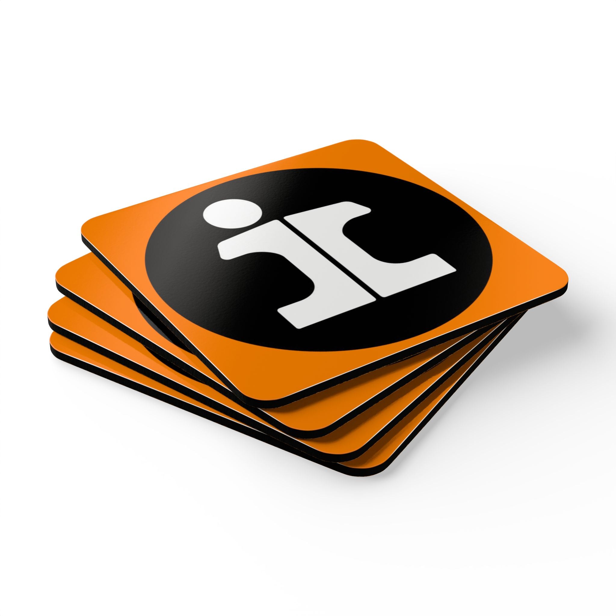 Illinois Central "Split Rail Design" - Cork Coaster (Set of 4)