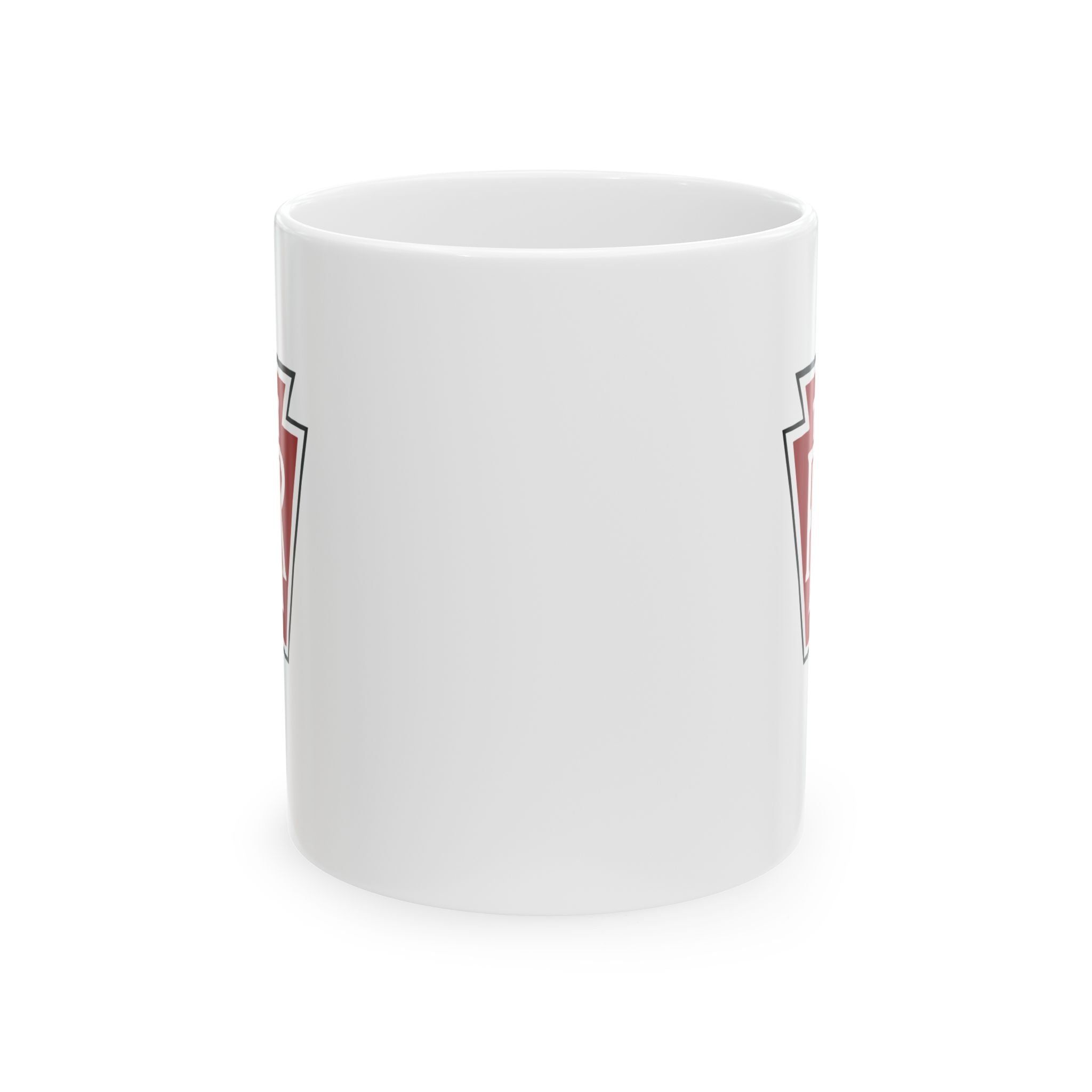 Pennsylvania Keystone State Ceramic Mug - Retro PA Pride Coffee Cup (11oz, 15oz)