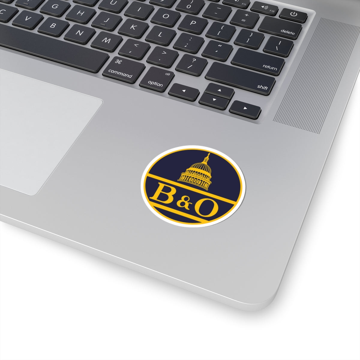 B&O Sticker — Round Laptop Decal