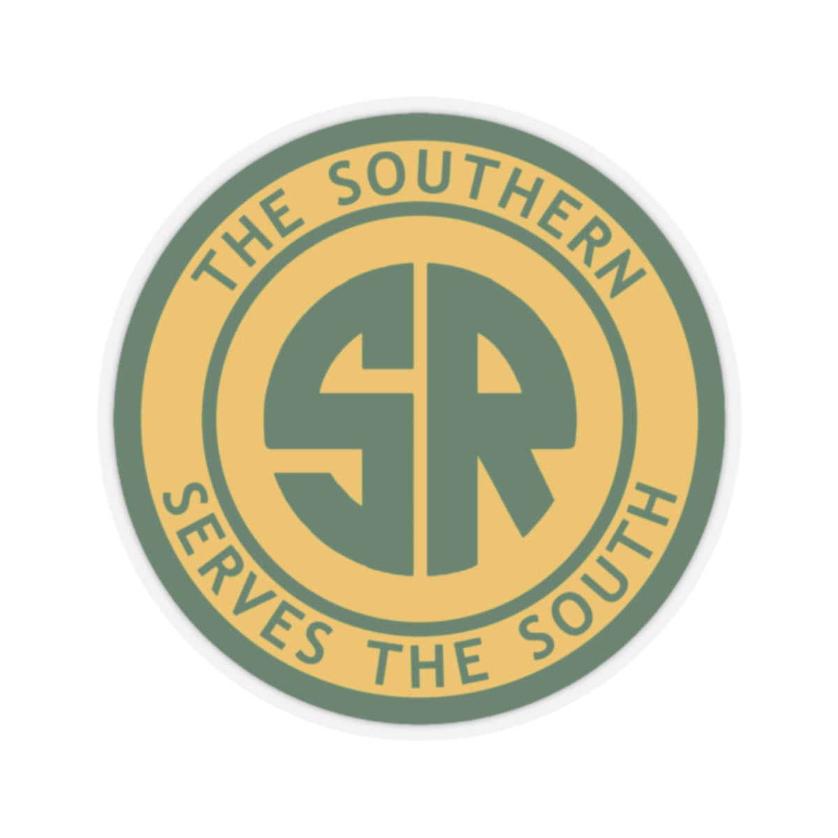 Sticker — "The Southern Serves the South" Retro SR Logo