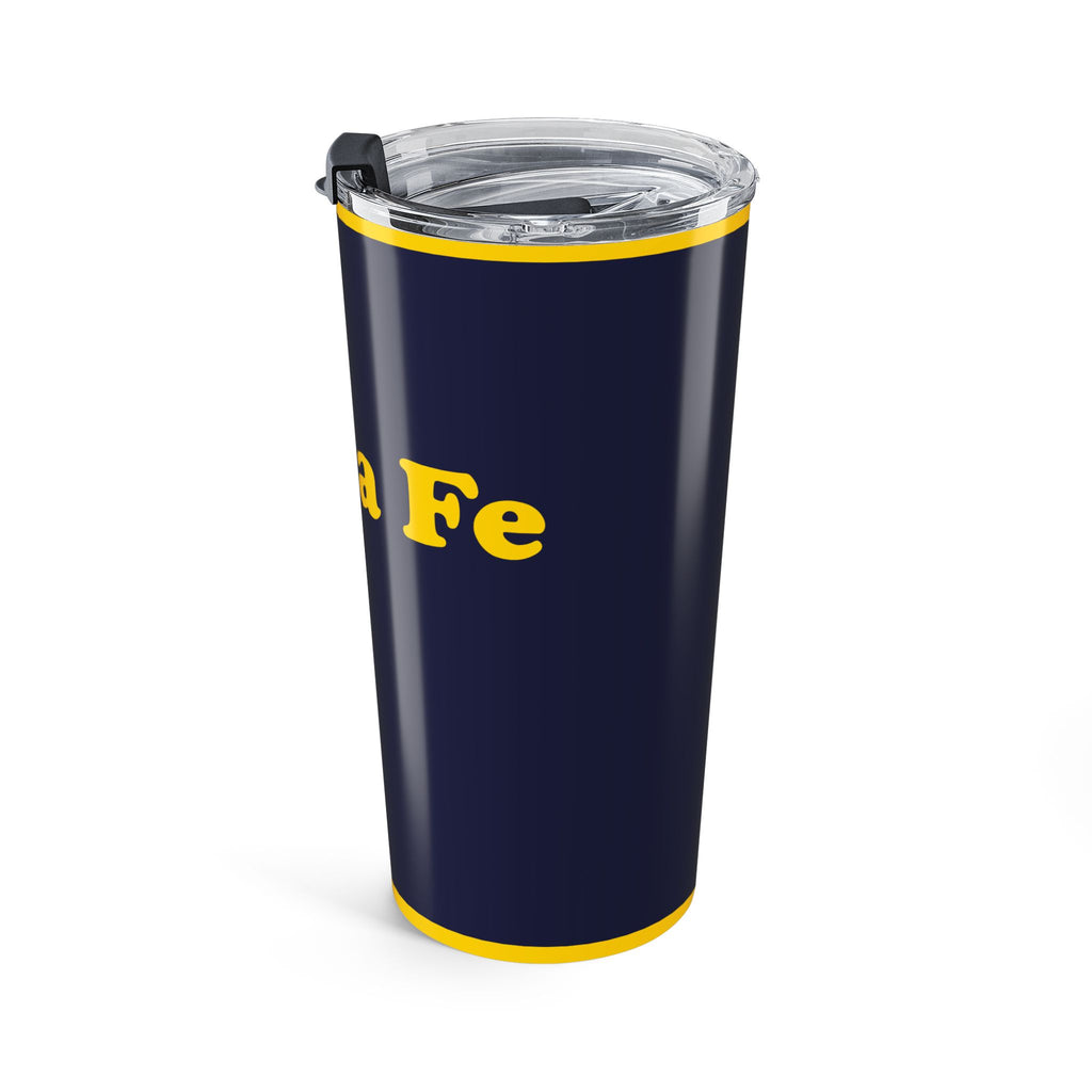 Santa Fe Navy & Gold 20oz Tumbler – Insulated Travel Cup