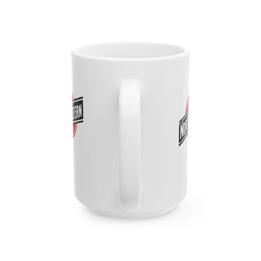 Northern Badge Ceramic Mug - Retro Travel Patch Coffee Cup (11oz, 15oz)