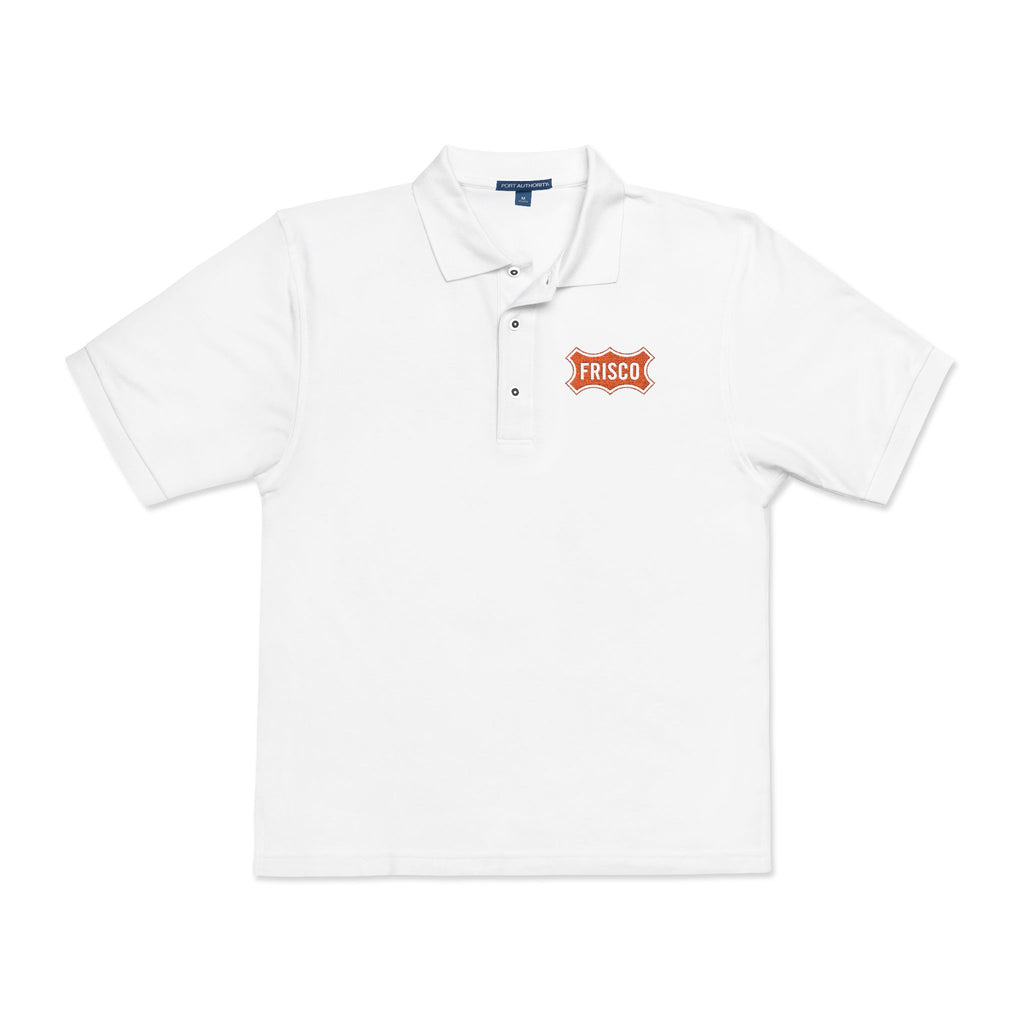Embroidered Flame Logo Polo Shirt