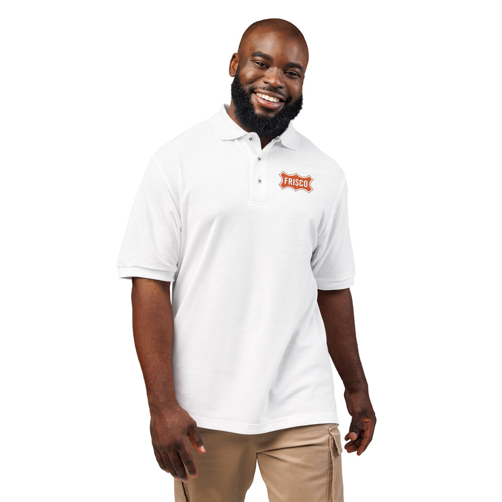 Embroidered Flame Logo Polo Shirt