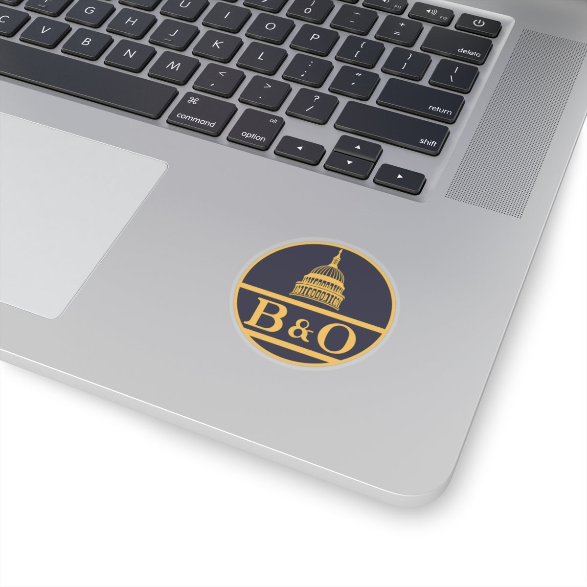 B&O Sticker — Round Laptop Decal