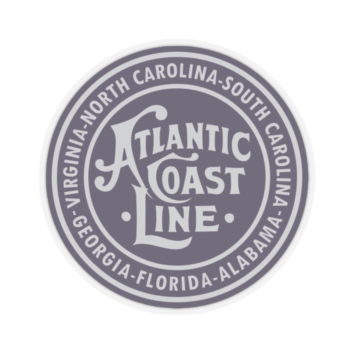 Atlantic Coast Line Round Logo — Sticker