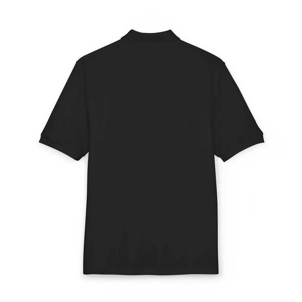 Embroidered Flame Logo Polo Shirt