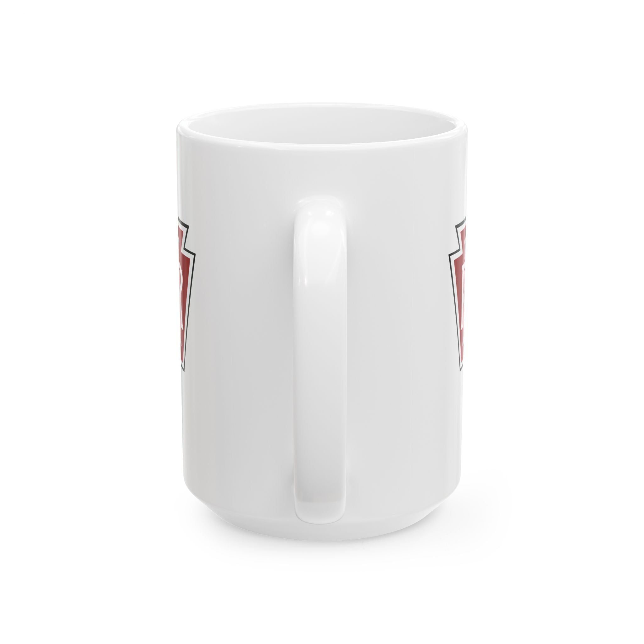 Pennsylvania Keystone State Ceramic Mug - Retro PA Pride Coffee Cup (11oz, 15oz)