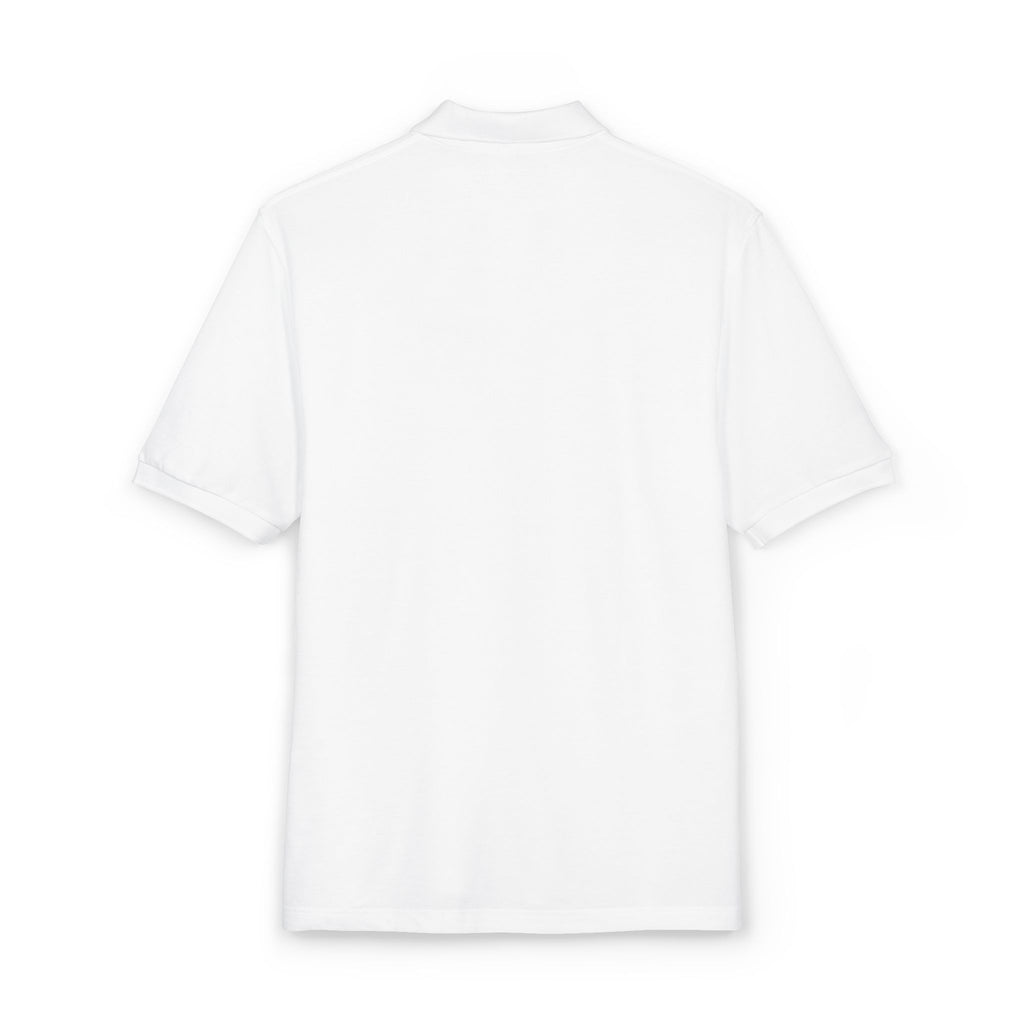 Embroidered Flame Logo Polo Shirt
