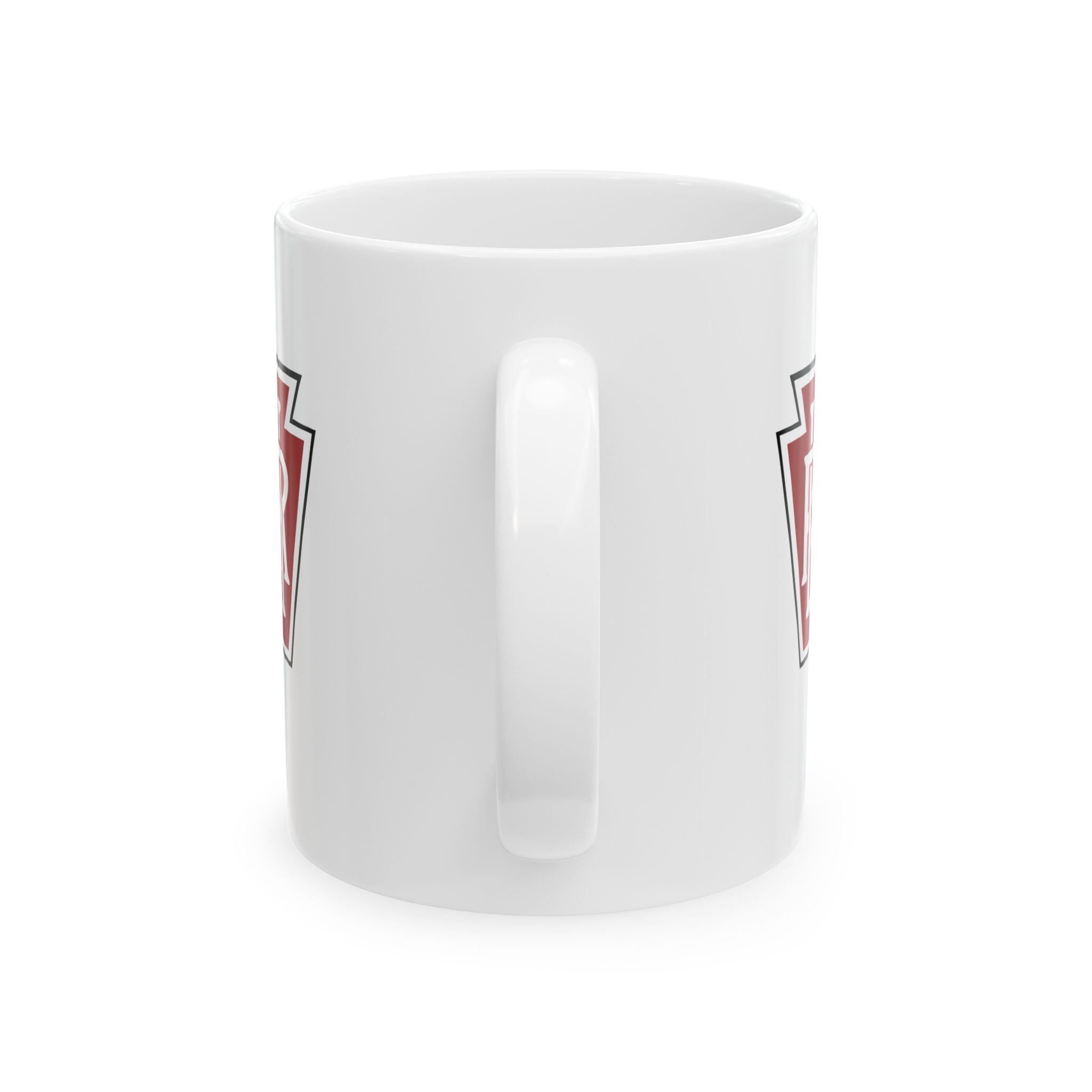 Pennsylvania Keystone State Ceramic Mug - Retro PA Pride Coffee Cup (11oz, 15oz)