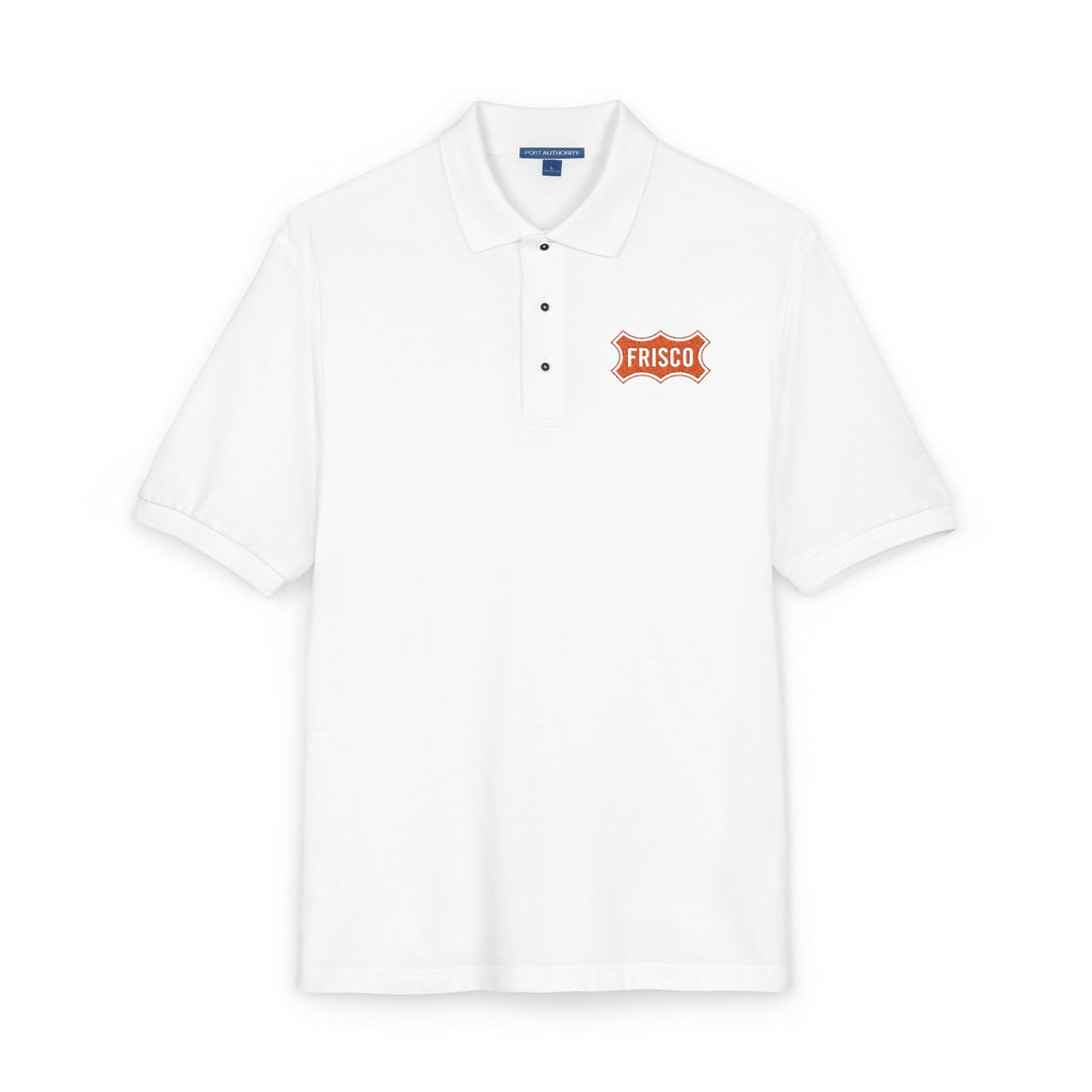 Embroidered Flame Logo Polo Shirt