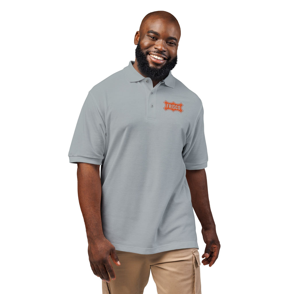 Embroidered Flame Logo Polo Shirt