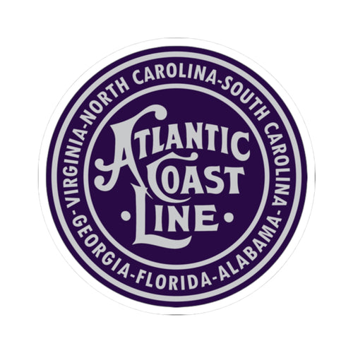 Atlantic Coast Line Round Logo — Sticker